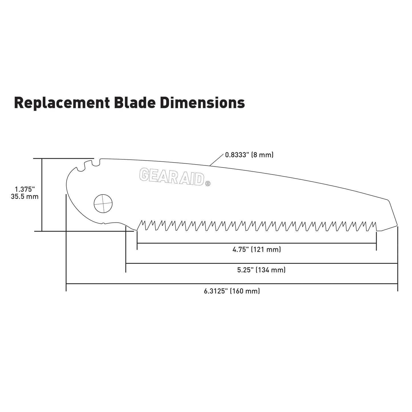 Skara Camp Saw with Sheath