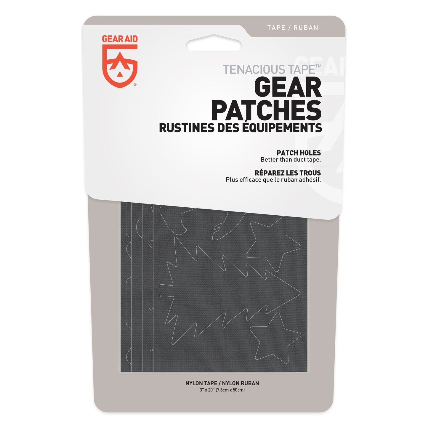 Tenacious tape gear patches