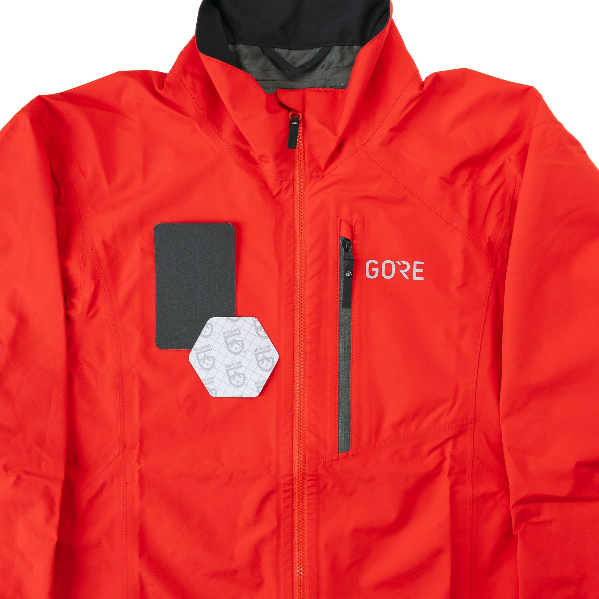 gore tex gear tour GORE-TEX Fabric Patches: 2.5" Hex and 4" Rectangle