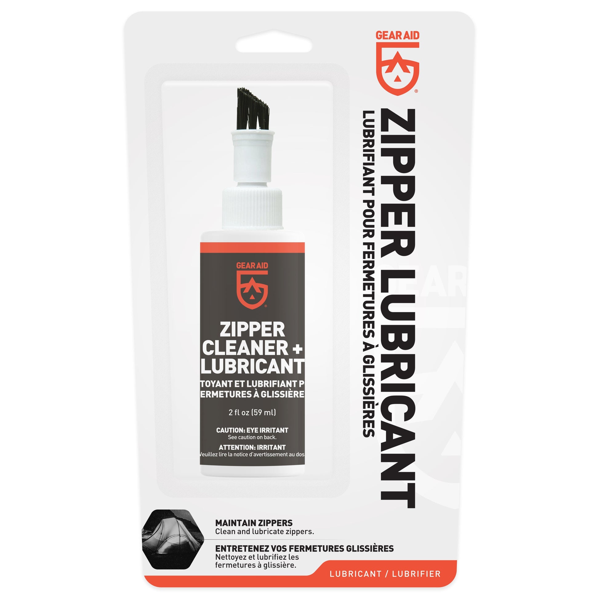 Zipper lubricant 