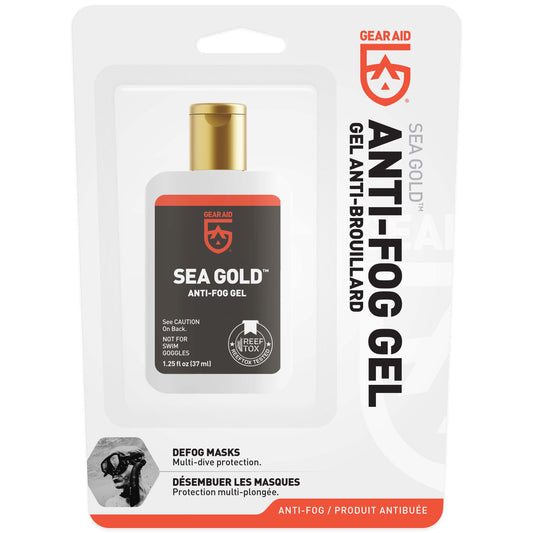 Sea Gold Anti-Fog Gel in packaging on white background