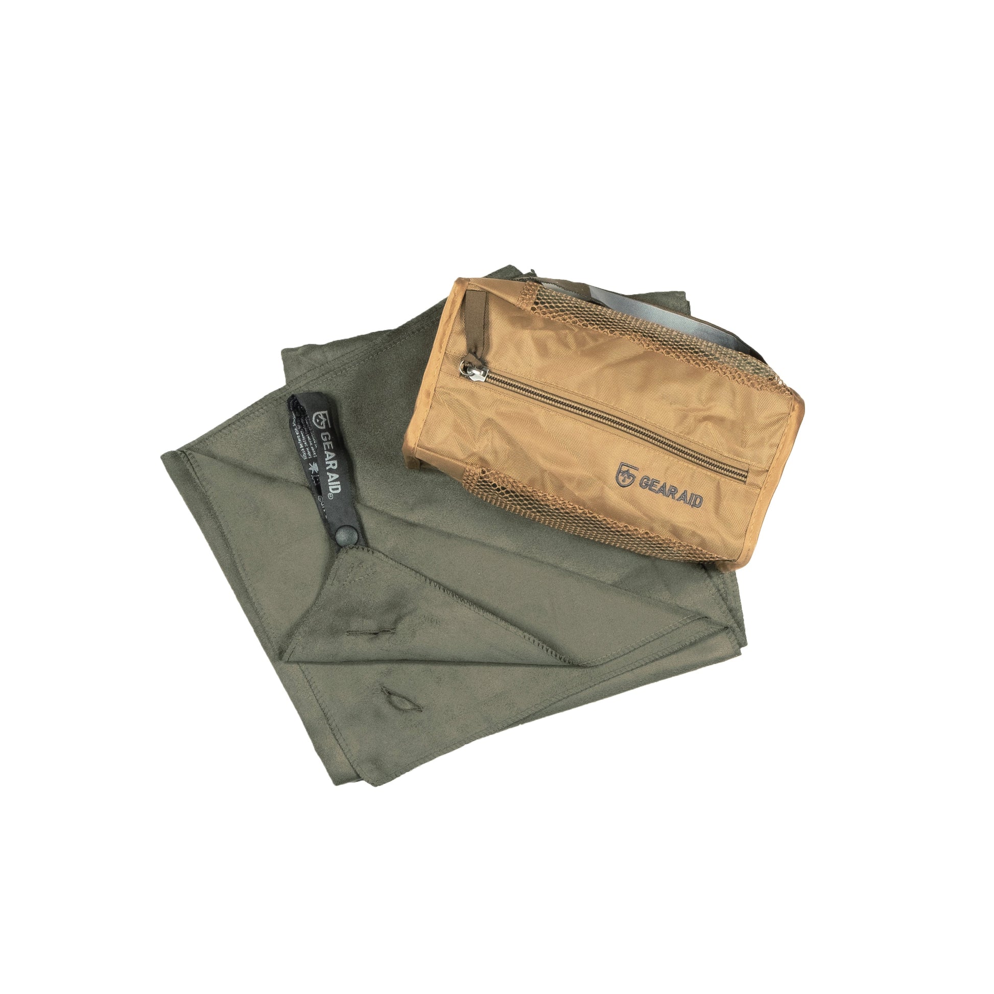 Microfiber towel cobalt in OD Green color L size