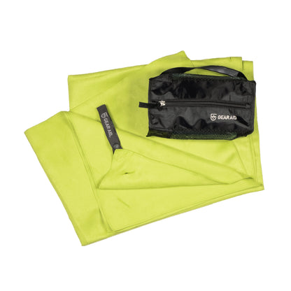 Microfiber towel cobalt in nav green color L size