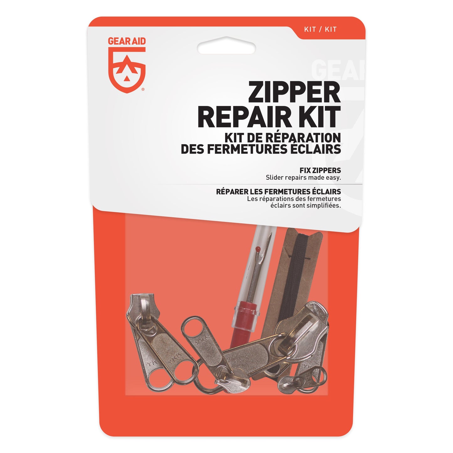 Zipper repair kit