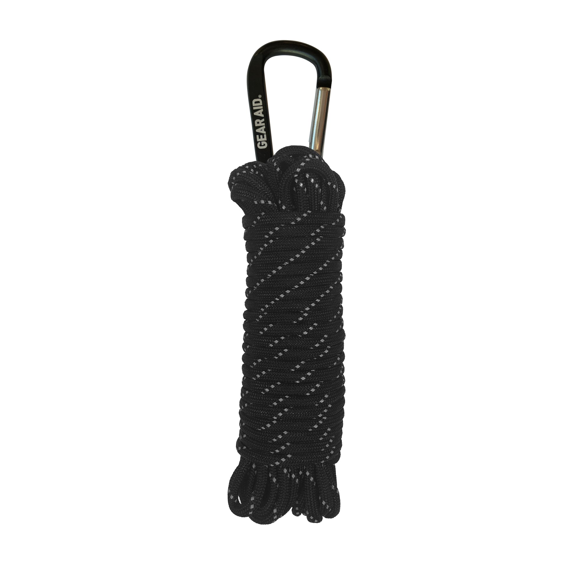 GearAid paracord in reflective black color